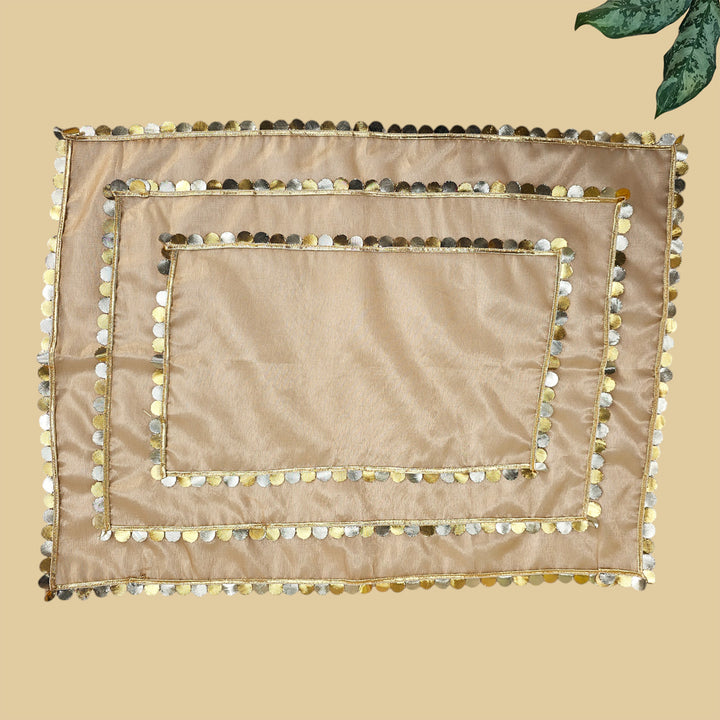 "Sitara" Tissue Fabric Tray Cover For Festive Decor