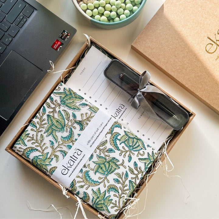 Sustainable Handmade Productivity Stationary Hamper - Zwende
