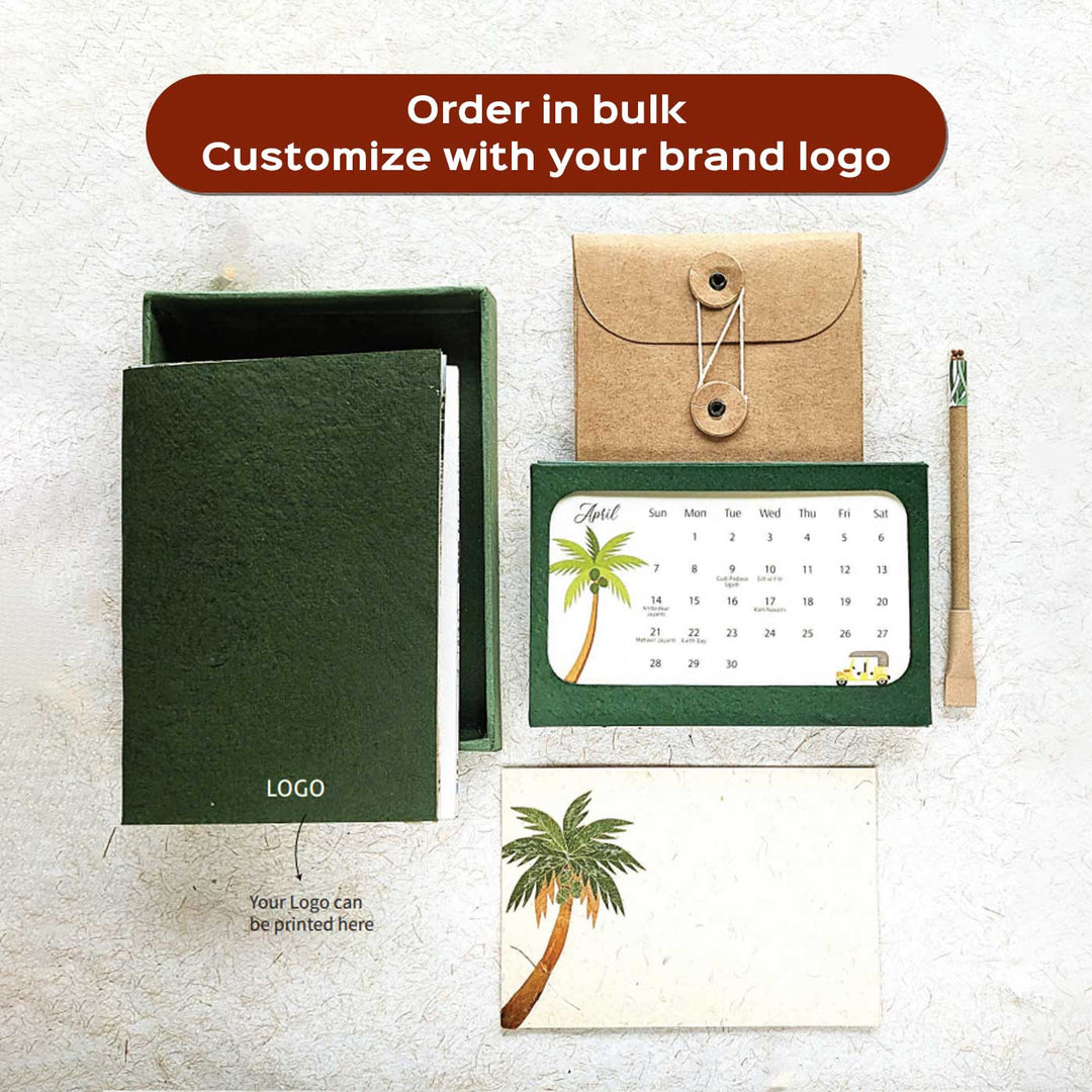 Handcrafted 2024 Eco Stationery Welcome Hamper | Pack of 5
