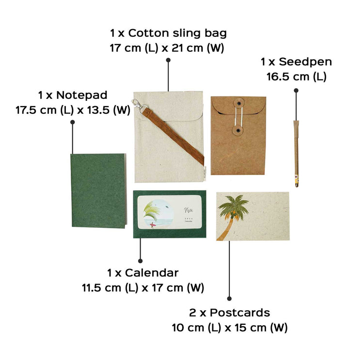 Handcrafted 2024 Eco Stationery Starter Hamper | Pack of 4