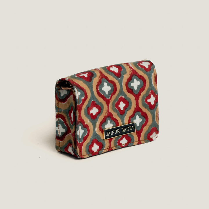 Gulnar Hand Block Printed Jugni Sling Bag