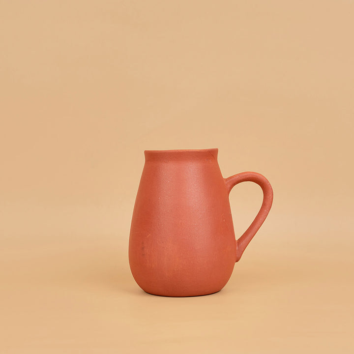 Handpainted Terracotta Mug With Pet Mom Avatar Illustrations
