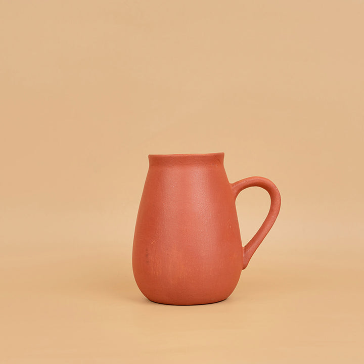 Handpainted Terracotta Mug With Foodies Avatar Illustrations