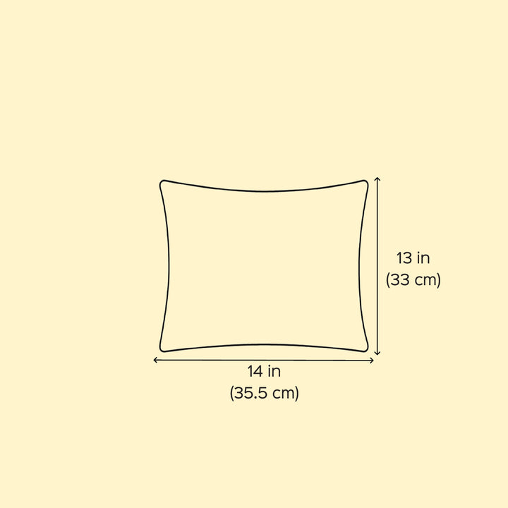 Off White Phulwari Cotton Cushion