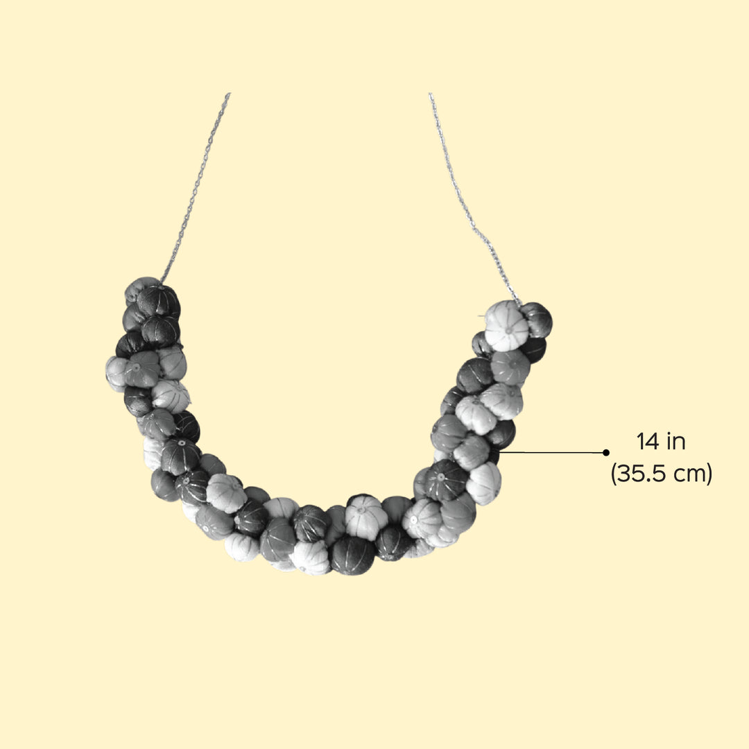Multicolor Silk Cotton Jugni Neckpiece