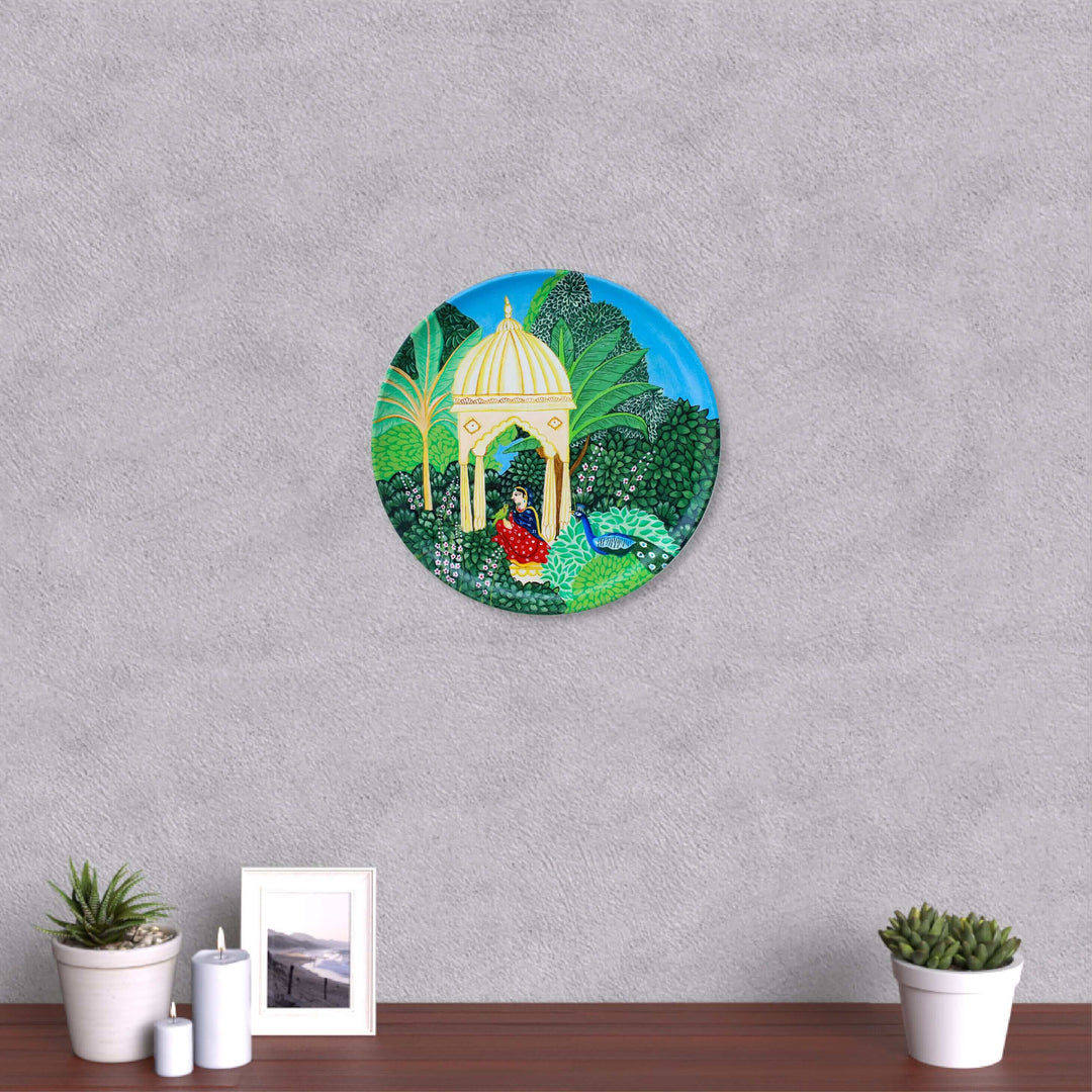 Handpainted Wooden Wall Plate