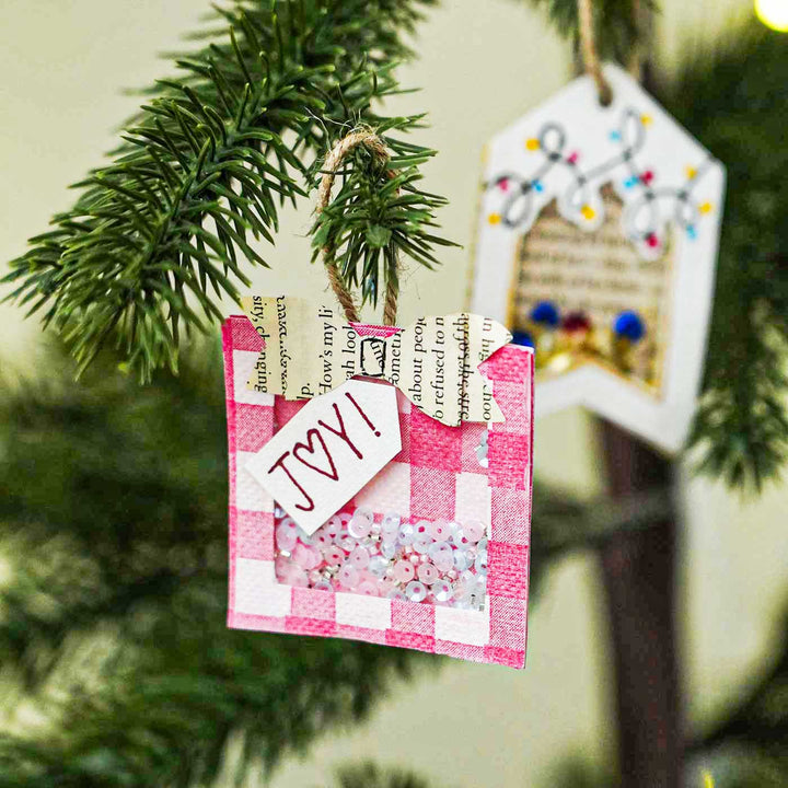 Handmade Assorted Shaker Ornaments For Christmas Tree Decoration | Set Of 5