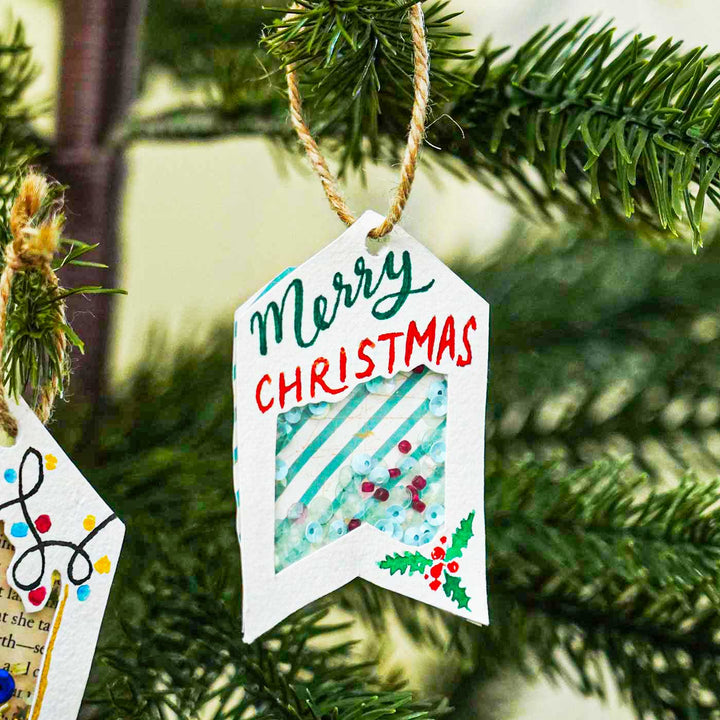 Handmade Assorted Shaker Ornaments For Christmas Tree Decoration | Set Of 5