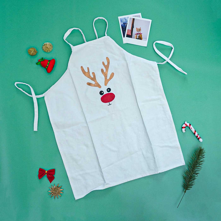 Handmade Christmas Reindeer Apron