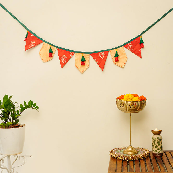 Handmade Decorative Damini Fabric Toran