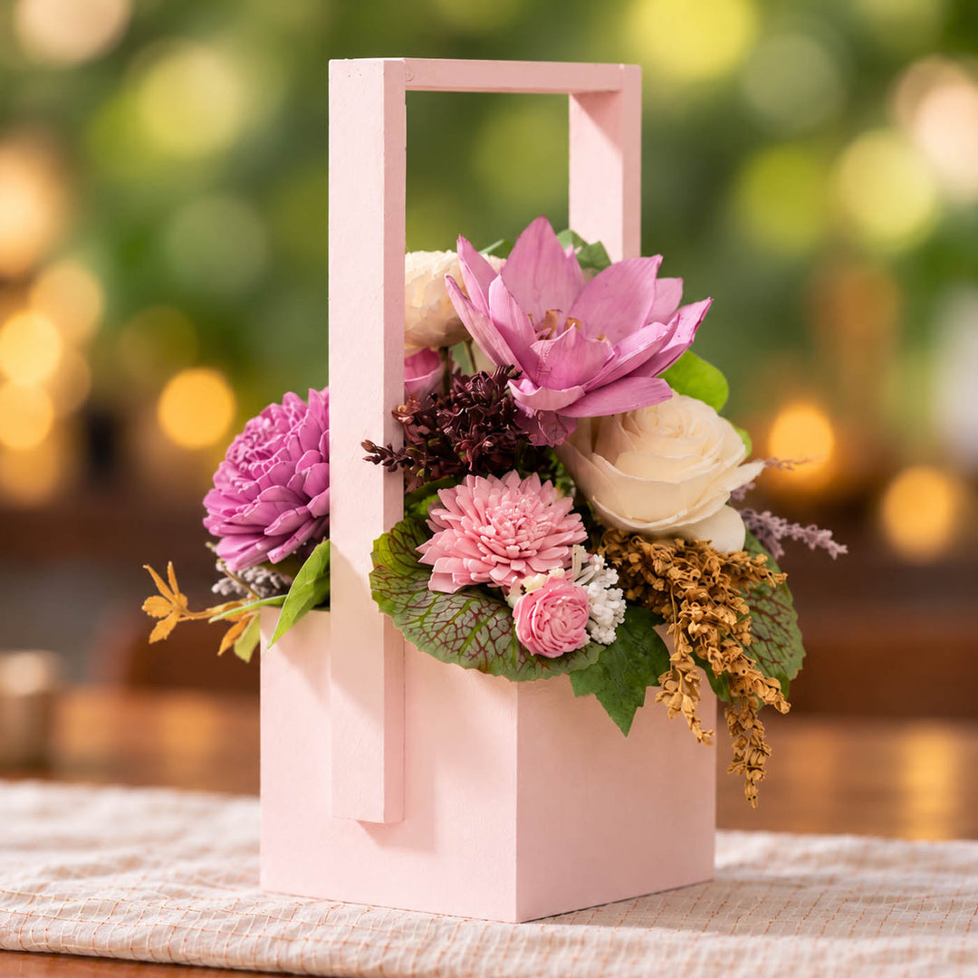 Handmade Baazm-e-Gul Shola Flower Centerpiece