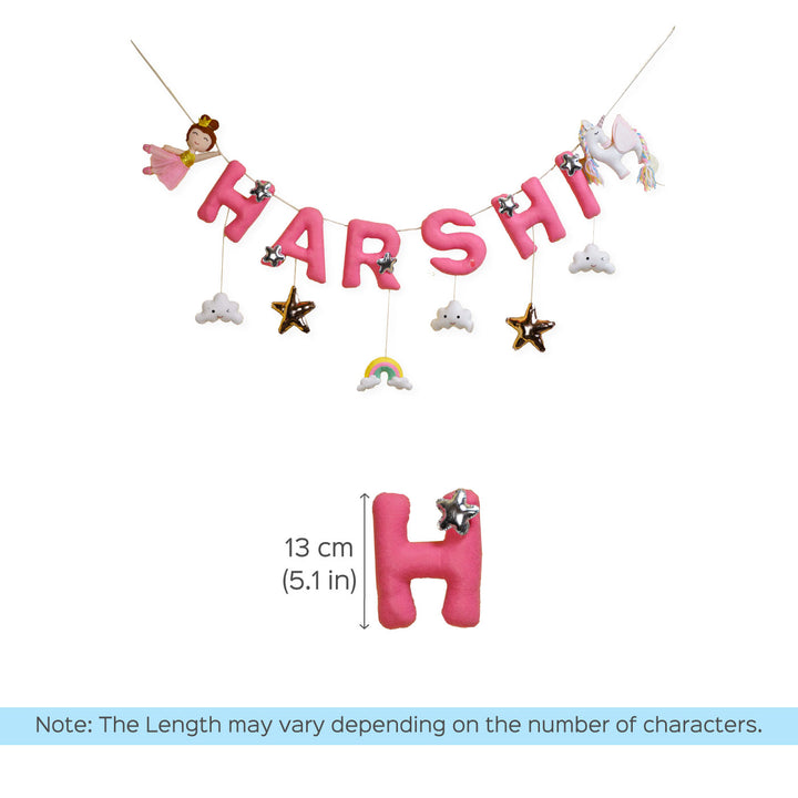 Handcrafted Personalized Themed Bunting For Kids - Unicorn