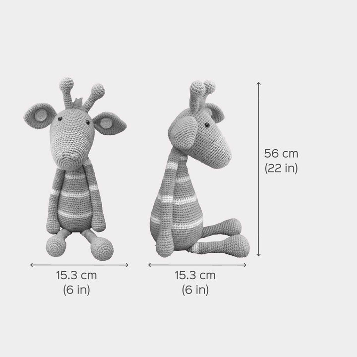 Handmade Crochet Giraffe Toy for Kids