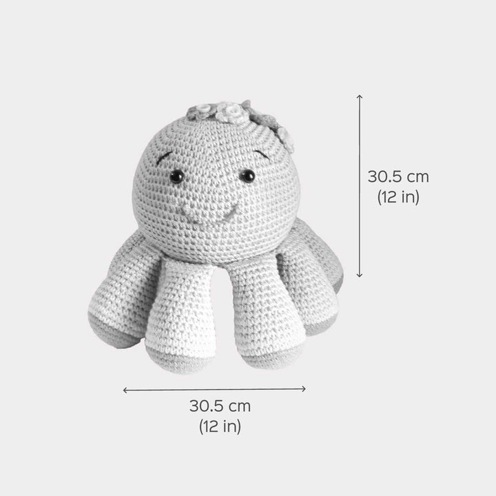 Handmade Crochet Octopus Toy for Kids
