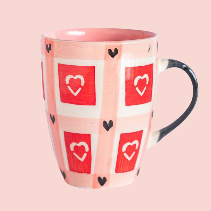 Hand-Painted Heart You Ceramic Mug
