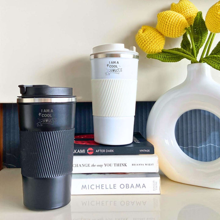 Customized Handmade Engraved Cool Mom Double Walled Stainless Steel Tumbler