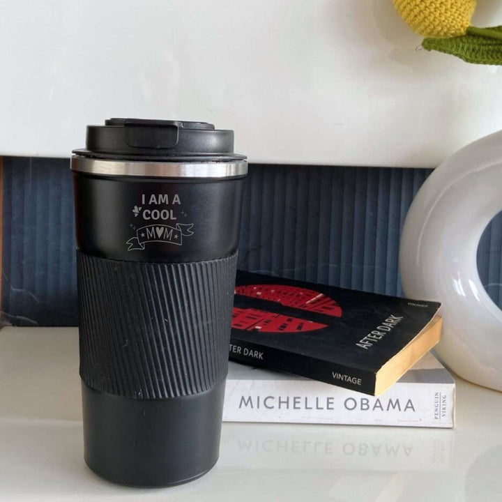 Customized Handmade Engraved Cool Mom Double Walled Stainless Steel Tumbler