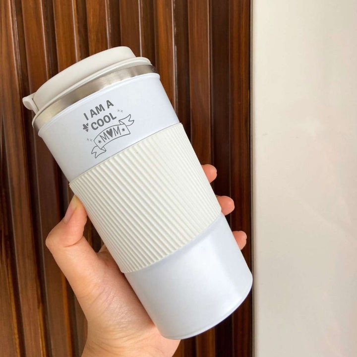 Customized Handmade Engraved Cool Mom Double Walled Stainless Steel Tumbler
