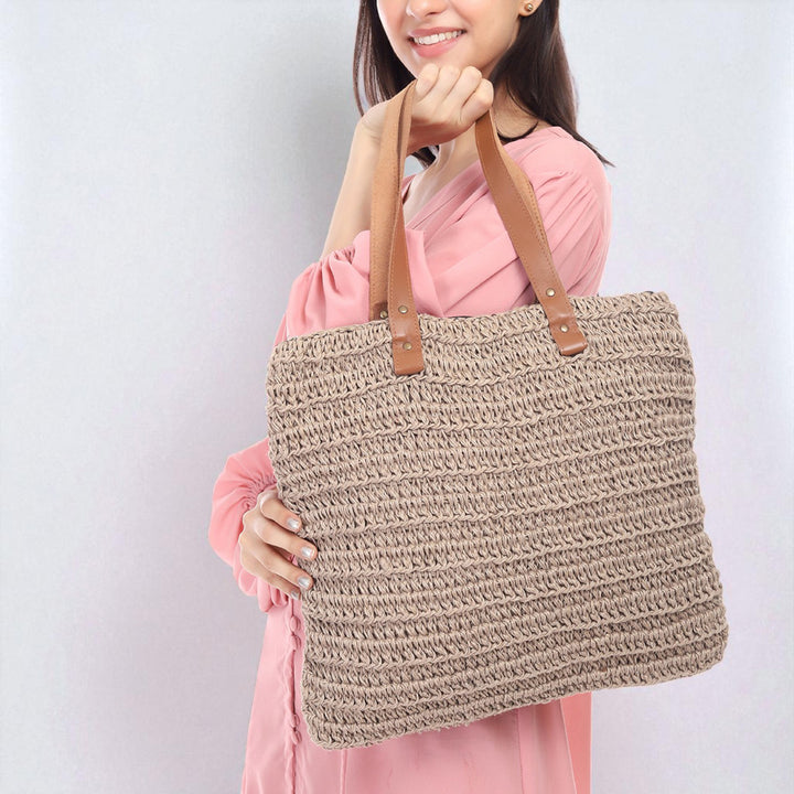 Handmade Crochet Brunette Handbag