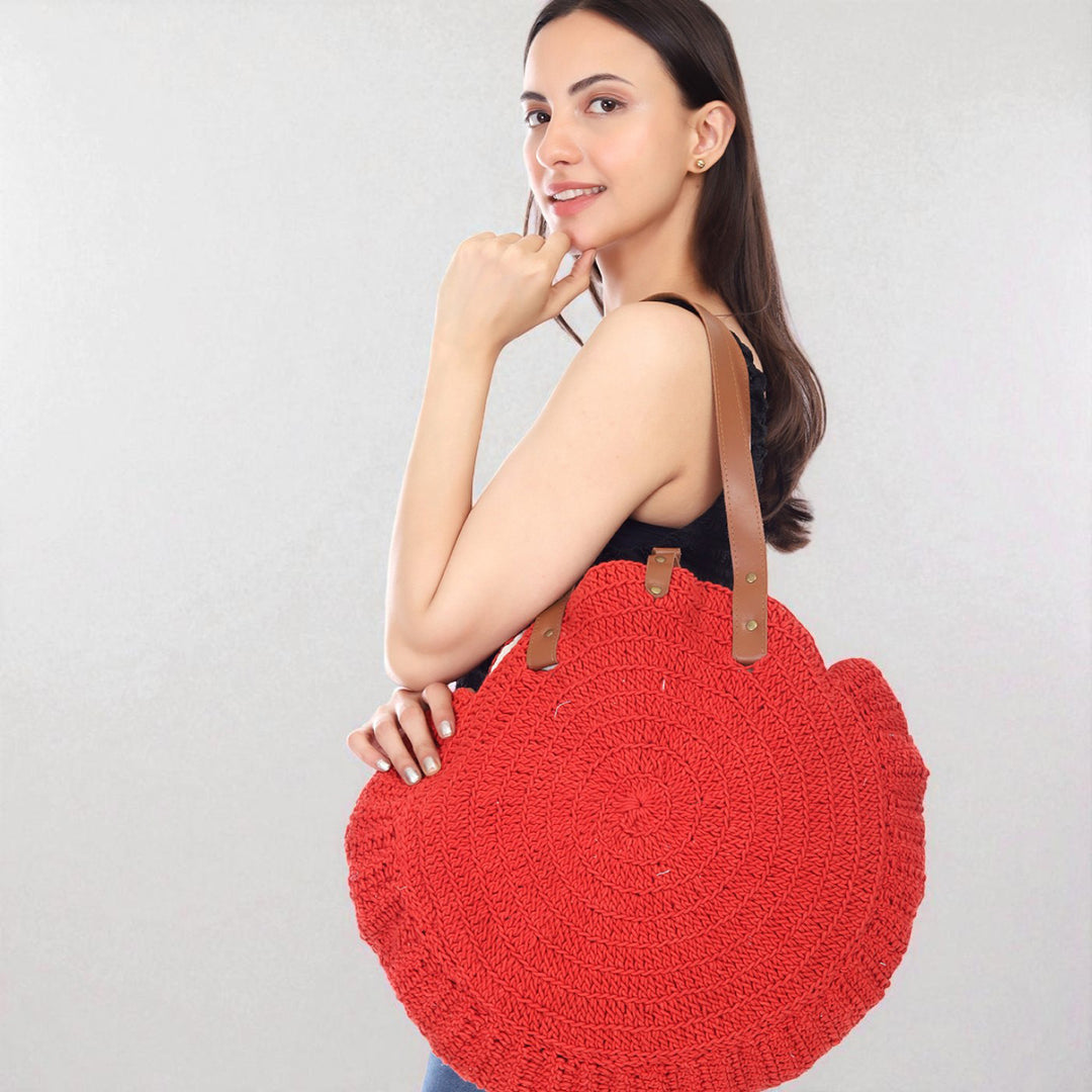 Handmade Crochet Urbane Shoulder Bag