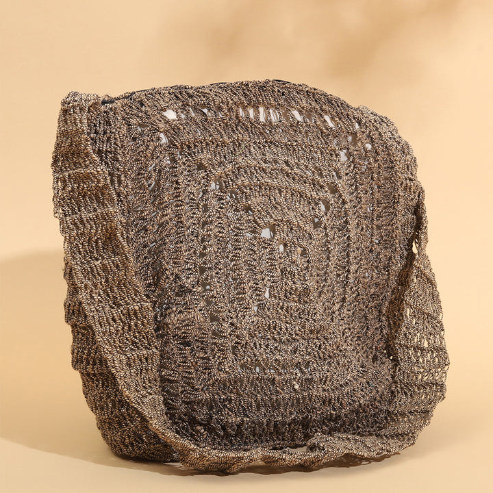 Handmade Crochet Quad Spirit Crossbody Bag