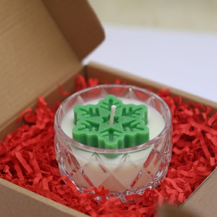 Handmade Small Crystal Jar Soy Wax Candle