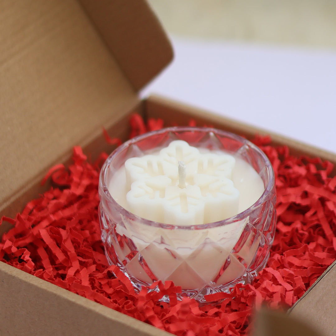 Handmade Small Crystal Jar Soy Wax Candle