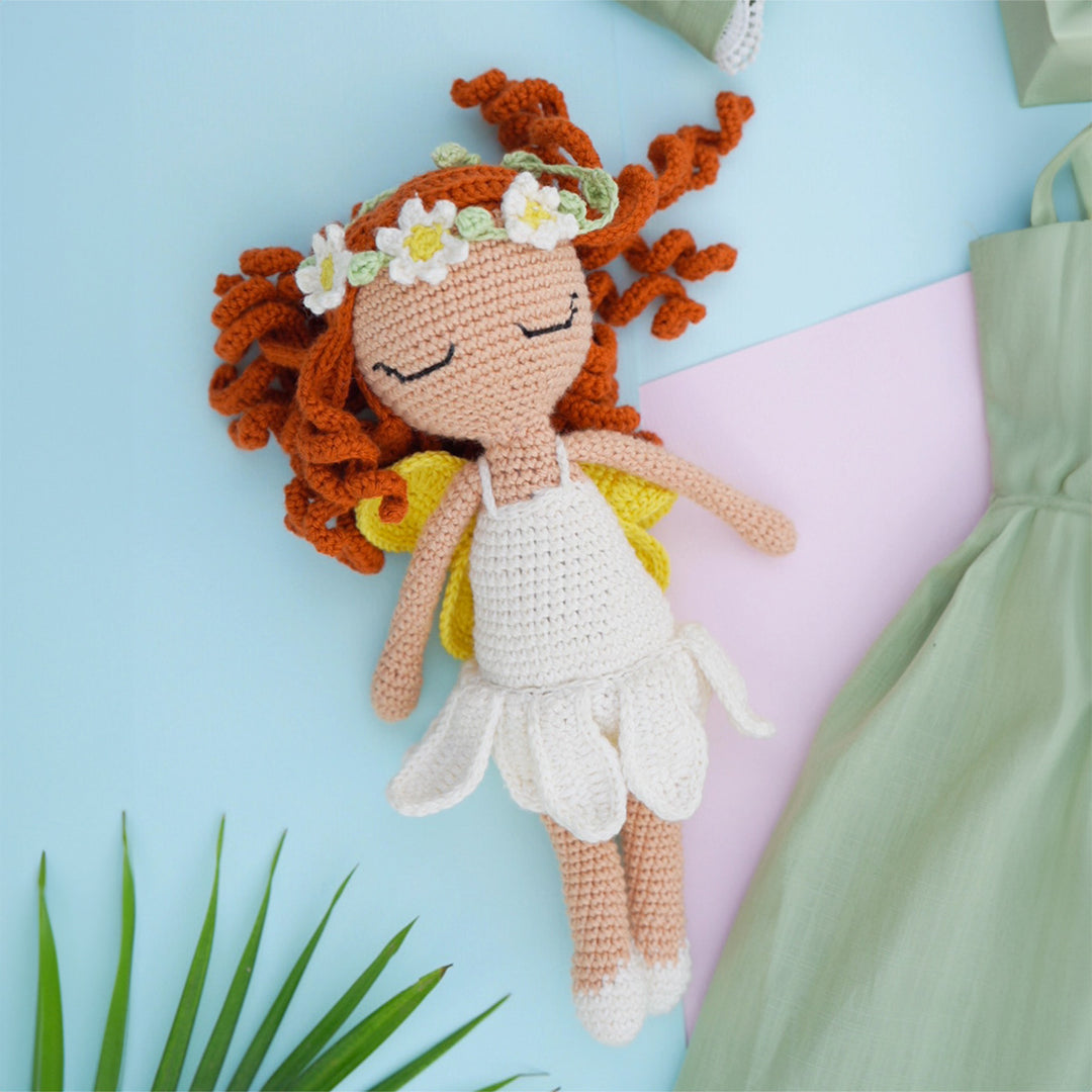 Tiny Teeny Baby Girl Gift Hamper | Romper, Headband & Fairy Doll