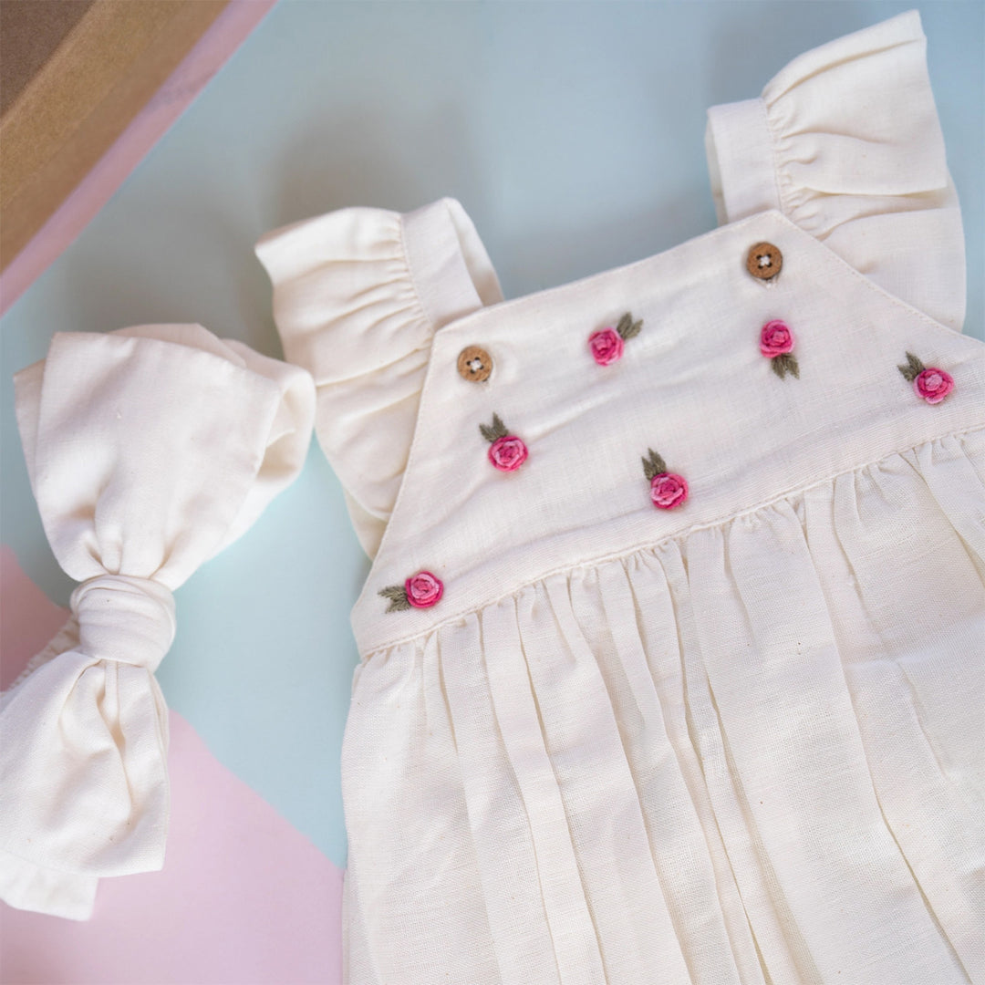Tiny Teeny Baby Girl Gift Hamper | Romper, Headband & Fairy Doll