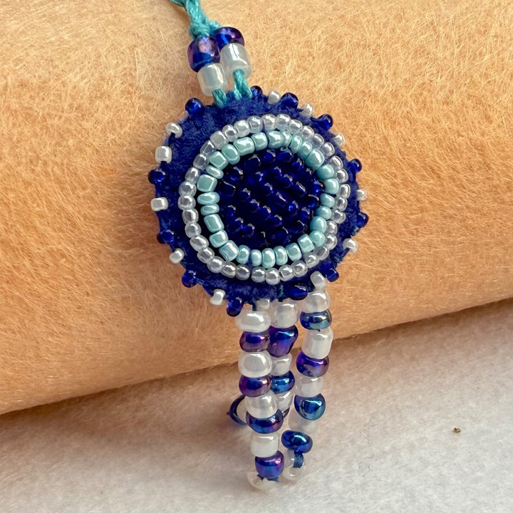 Hand Embroidered Nazar Battu Charm Lumba With Roli Chawal For Bhabhi