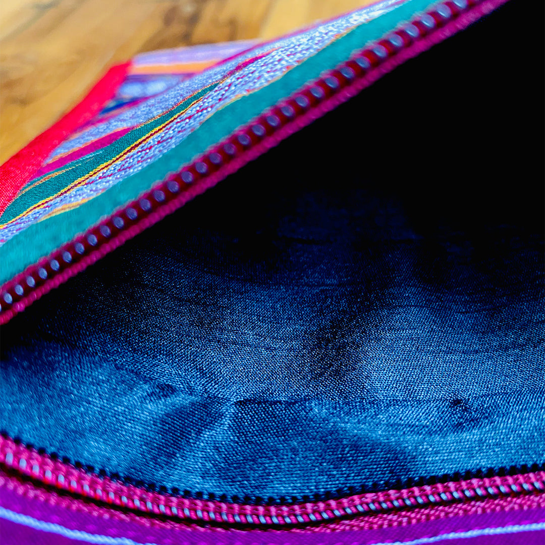 Handmade Traditional Indian Textiles Design Khunn Fabric Cotton Sling Bag