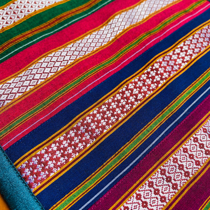 Handmade Traditional Indian Textiles Design Khunn Fabric Cotton Sling Bag