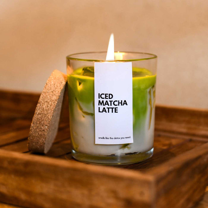 Handmade Iced Matcha Candle And Diffuser Soy Wax Candles | Xmas Gifting Ideas