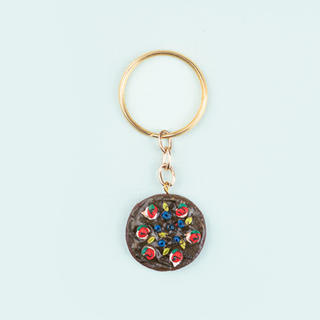 Handcrafted Cookie Clay Keychain