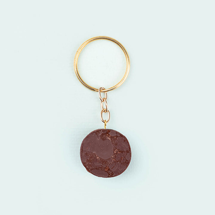 Handcrafted Cookie Clay Keychain