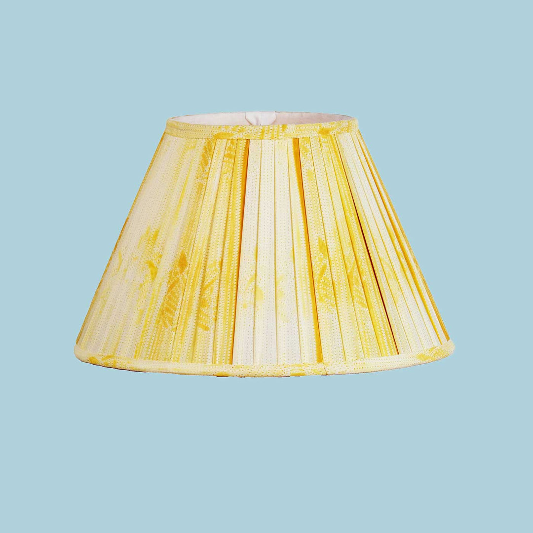 Japanese Shibori Tie-Dye Pleated Fabric Lampshade