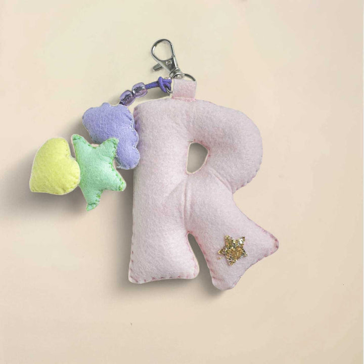 Personalized Initials Felt Keychain & Cup