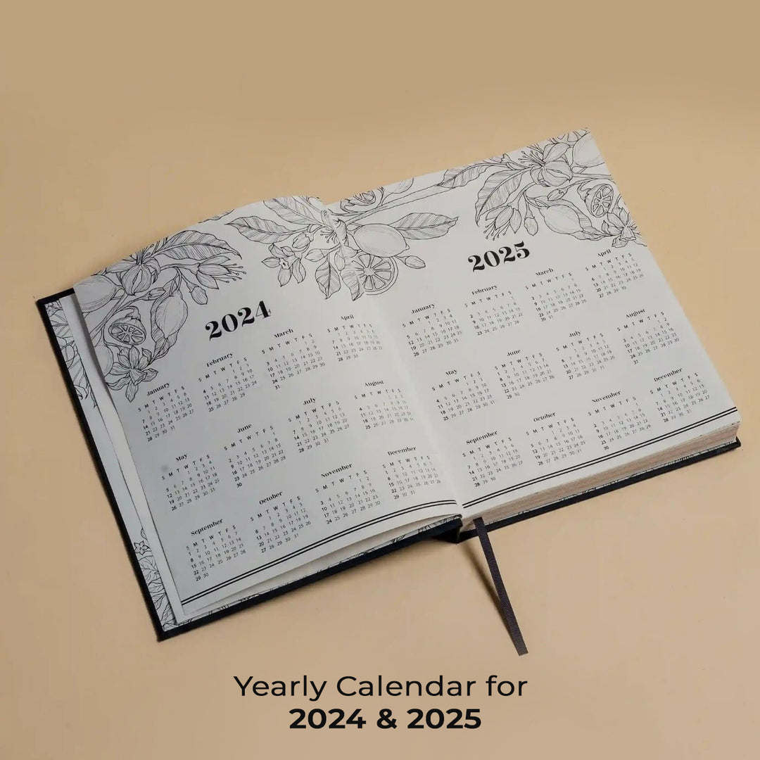 2025 Sustainable Handmade Annual Planner | 160 Pages, 7.5 x 9.5 inches