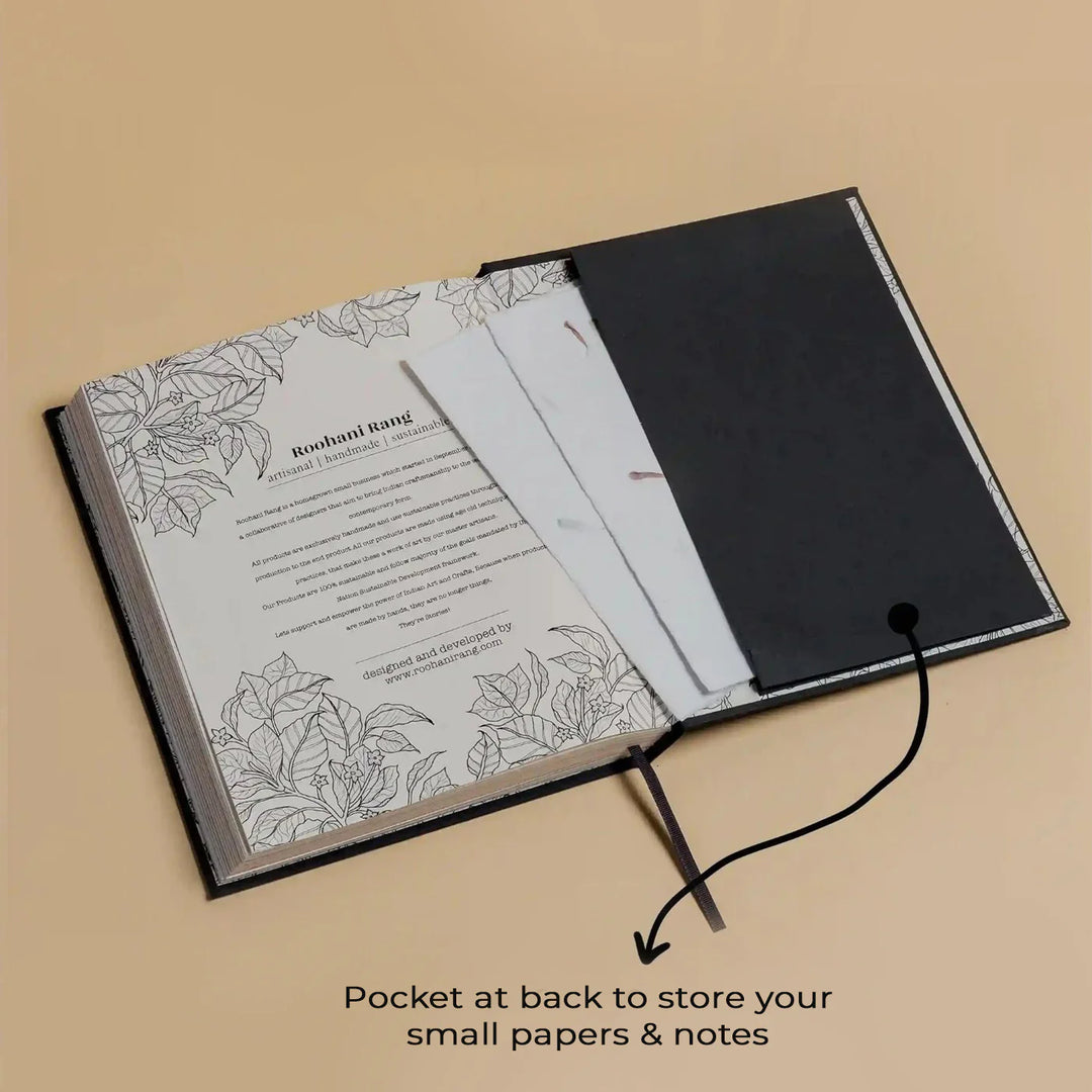 Handmade Manmohini Green  Planner With Habit Tracker | 160 Pages