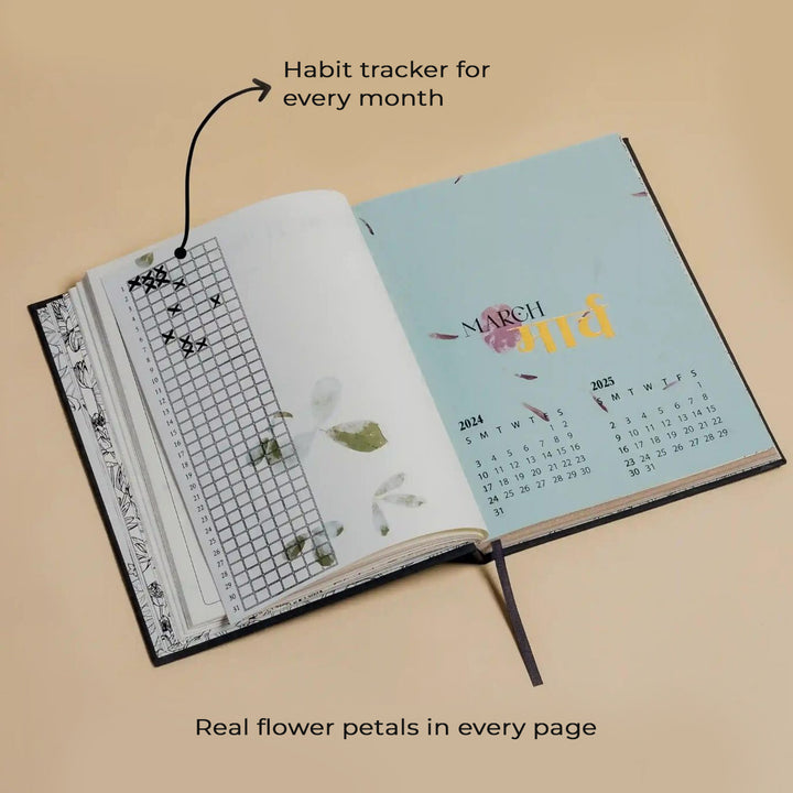 2025 Sustainable Handmade Annual Planner | 160 Pages, 7.5 x 9.5 inches