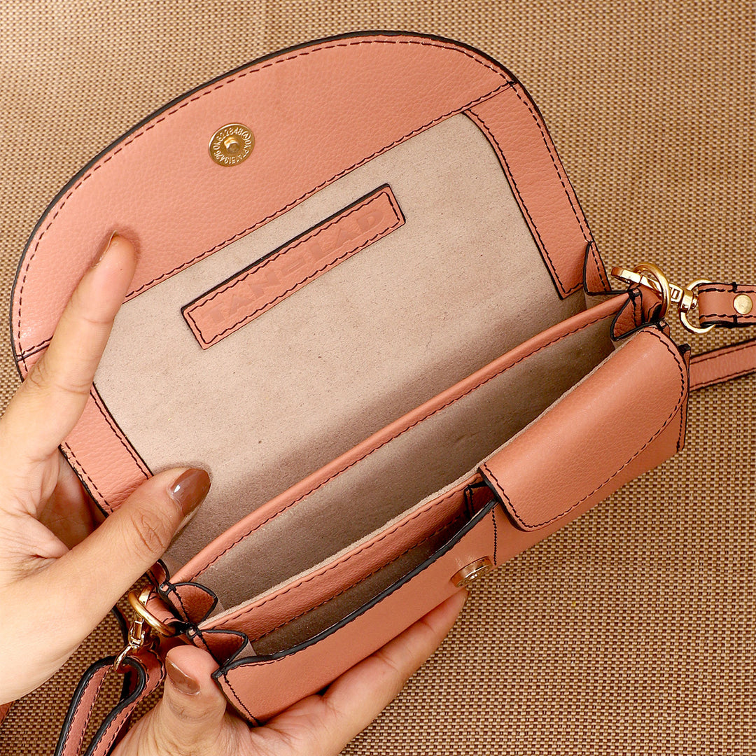 Personalized Pink Becky Leather Wallet