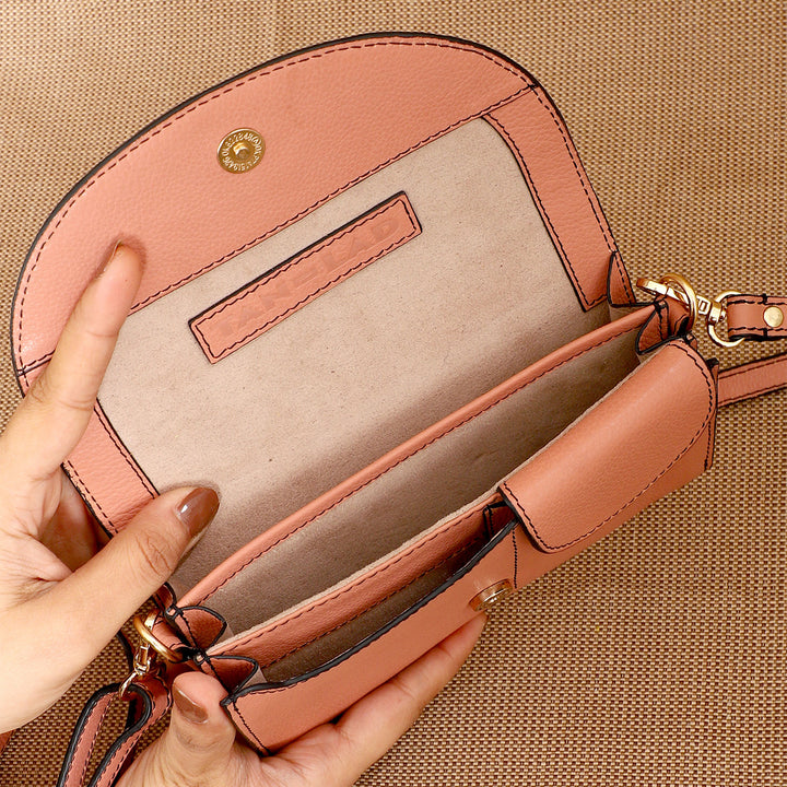 Personalized Pink Becky Leather Wallet