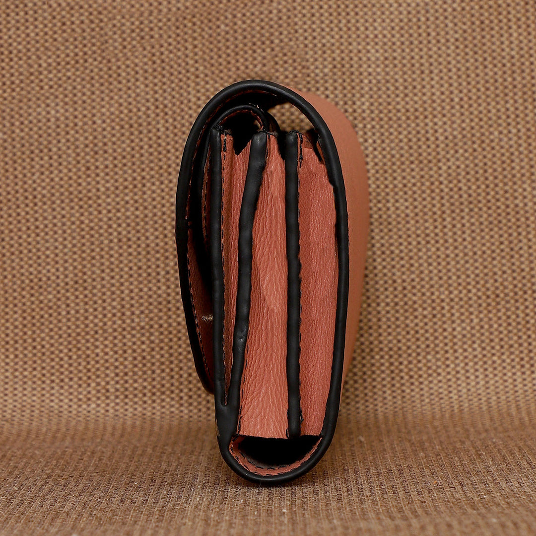 Personalized Pink Becky Leather Wallet