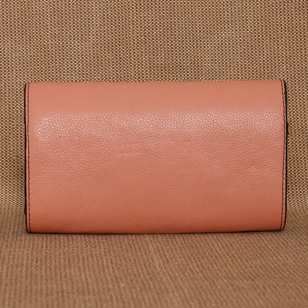 Personalized Pink Becky Leather Wallet