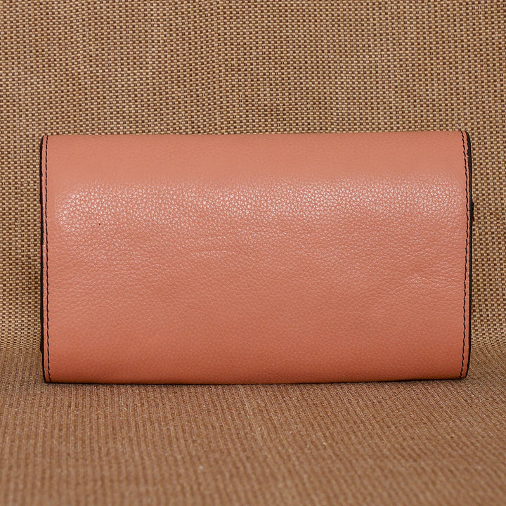 Personalized Pink Becky Leather Wallet