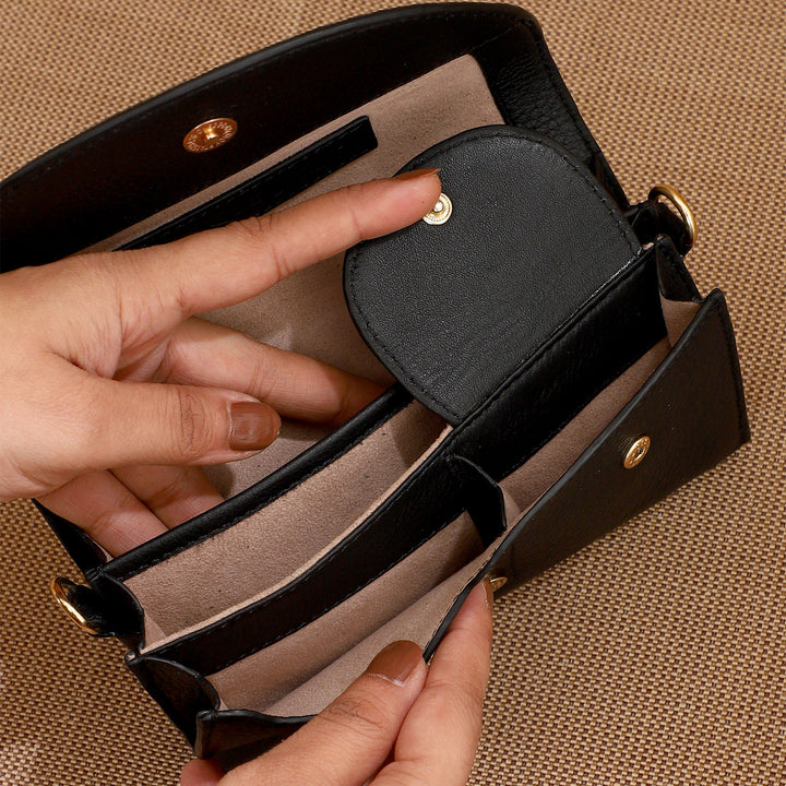 Personalized Black Becky Leather Wallet