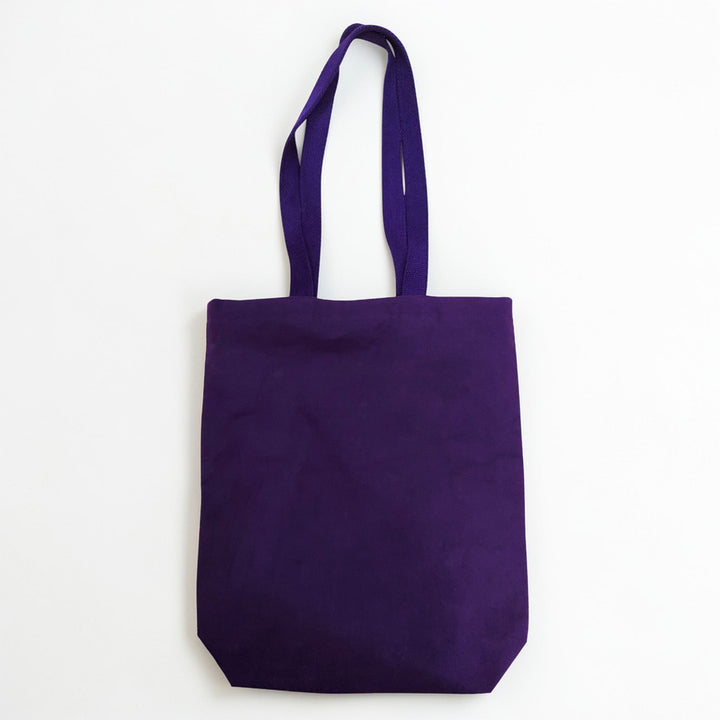 Hand-Embroidered Dori Work Purple Befikre Tote Bag