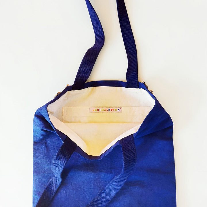 Hand-Embroidered Dori Work Bindaas Tote Bag