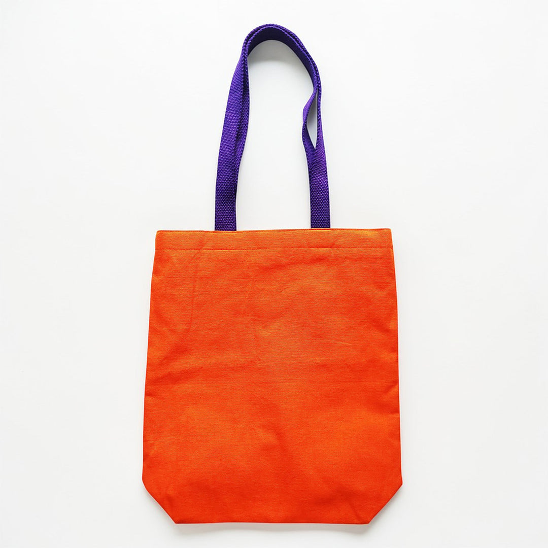 Hand-Embroidered Dori Work Vibrant Pineapple Tote Bag