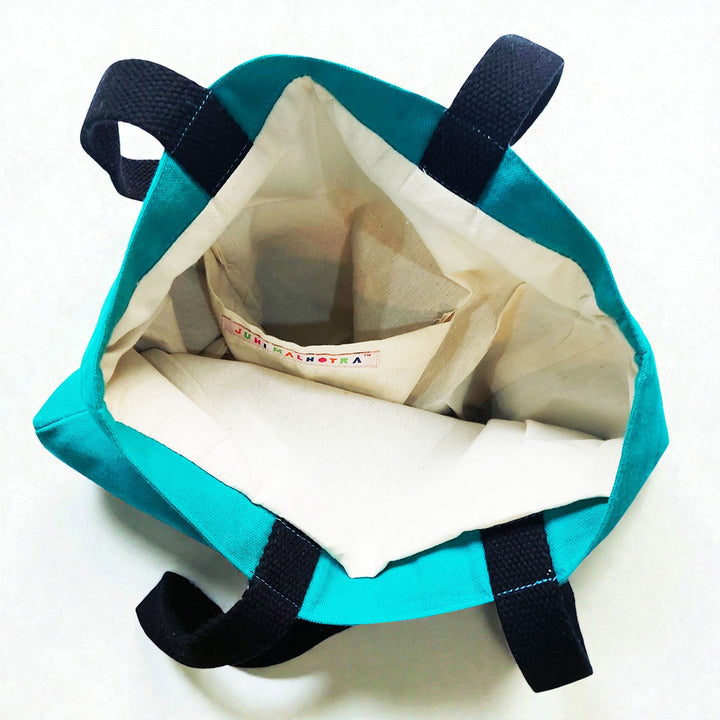Hand-Embroidered Dori Work All Season Frida Tote Bag